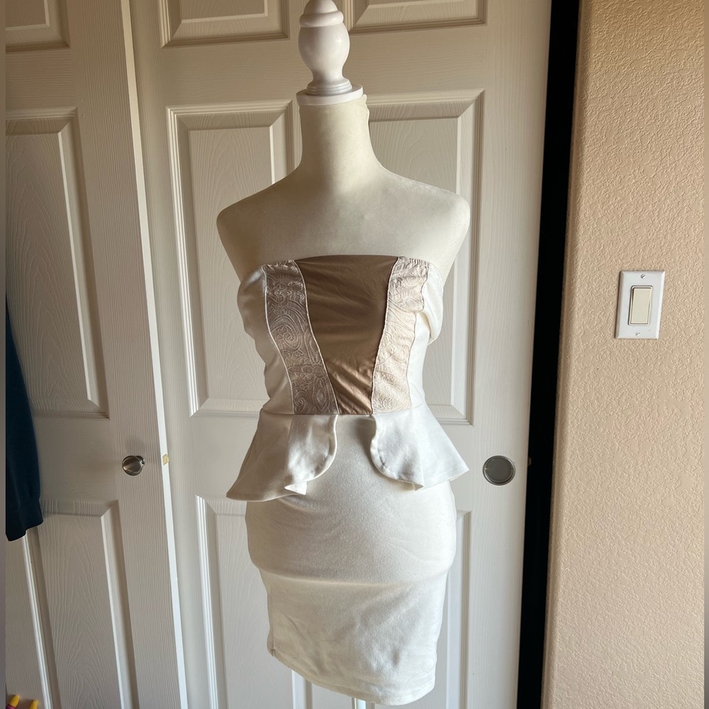Bachelorette/Bridal Shower strapless dress form fitting size S
